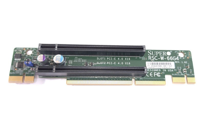 Supermicro RSC-W-66G4 1U LHS WIO Riser Card (Rev 1.02)