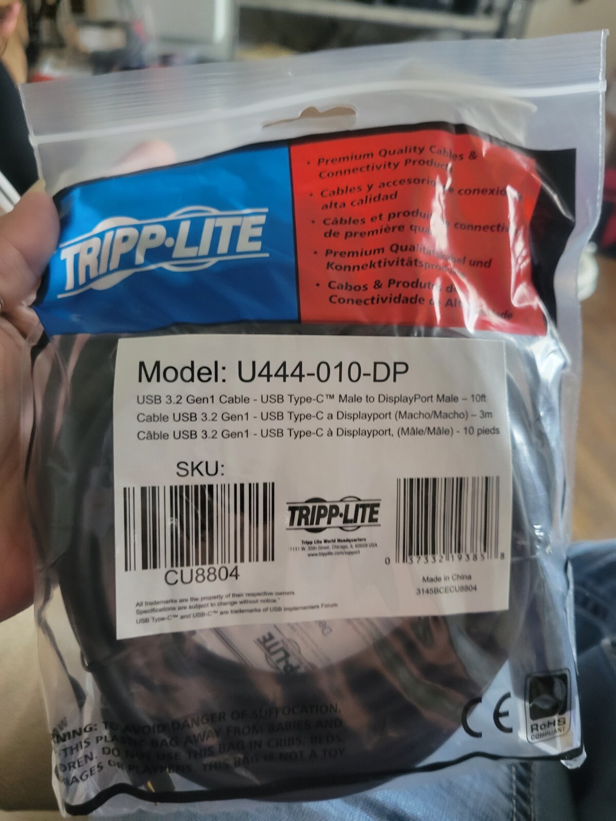 Tripp-Lite USB C MODEL U444-010-dp