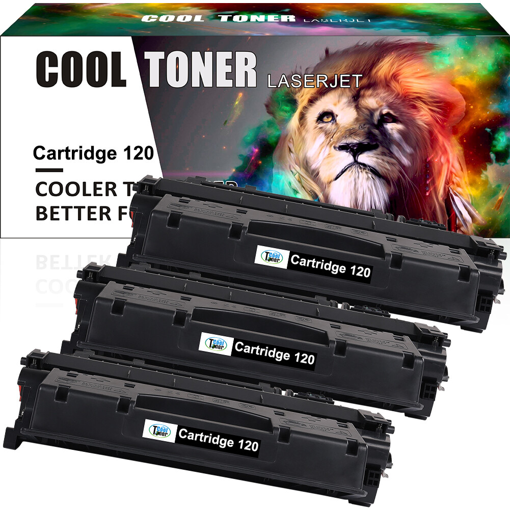 3-PK CRG-120 C120 Toner Cartridge Compatible for Canon ImageClass D1520 D1550
