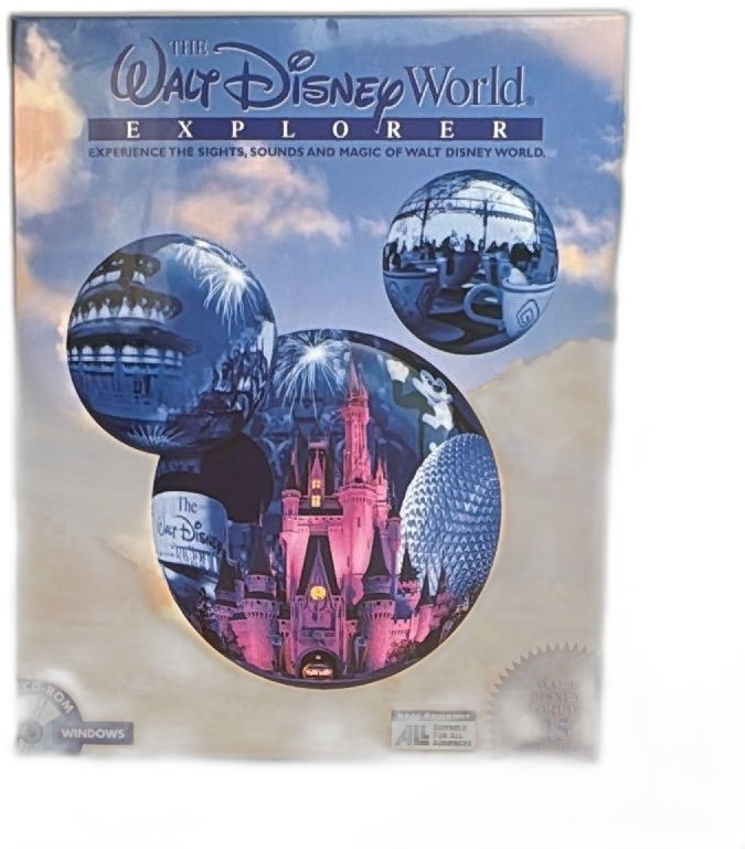 Disney Interactive Walt Disney World Explorer CD-ROM 25th Anniversary