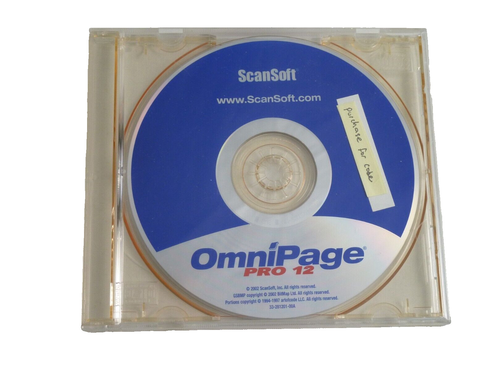 OmniPage Pro 12 PC CD