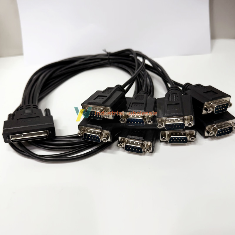 1PC new ONE Serial Cable 68-pin V68 to DB9-pin*8 FOR MOXA CP-168EL-A CP-118EL-A