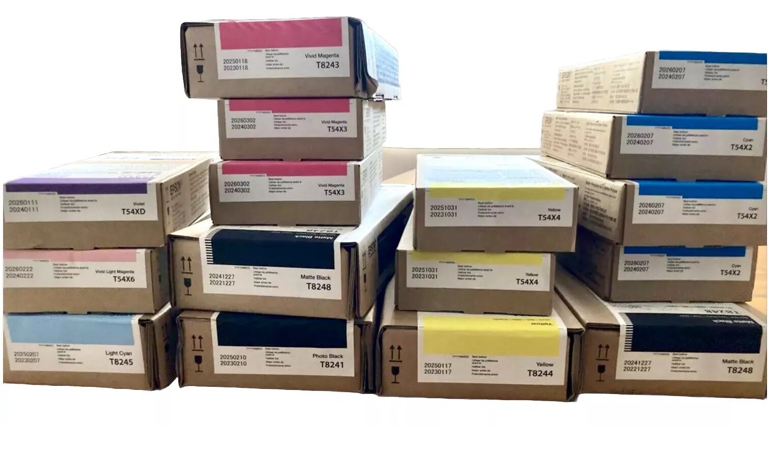 Genuine Ink EPSON SureColor SC P6000 P7000 P8000 P9000 / T54x1 to T54x7 INK