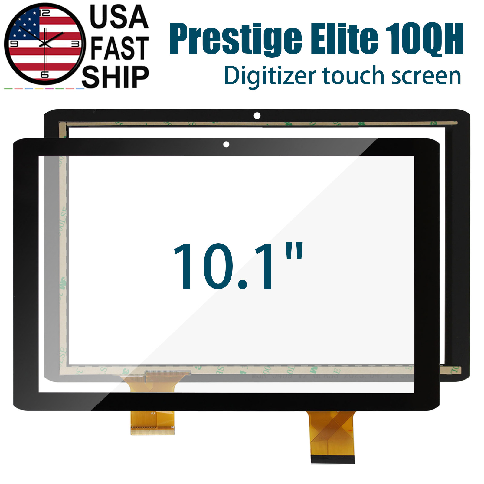 For Visual Land Prestige Elite 10QH ME-10QH - Digitizer Touch Screen Glass 10.1"