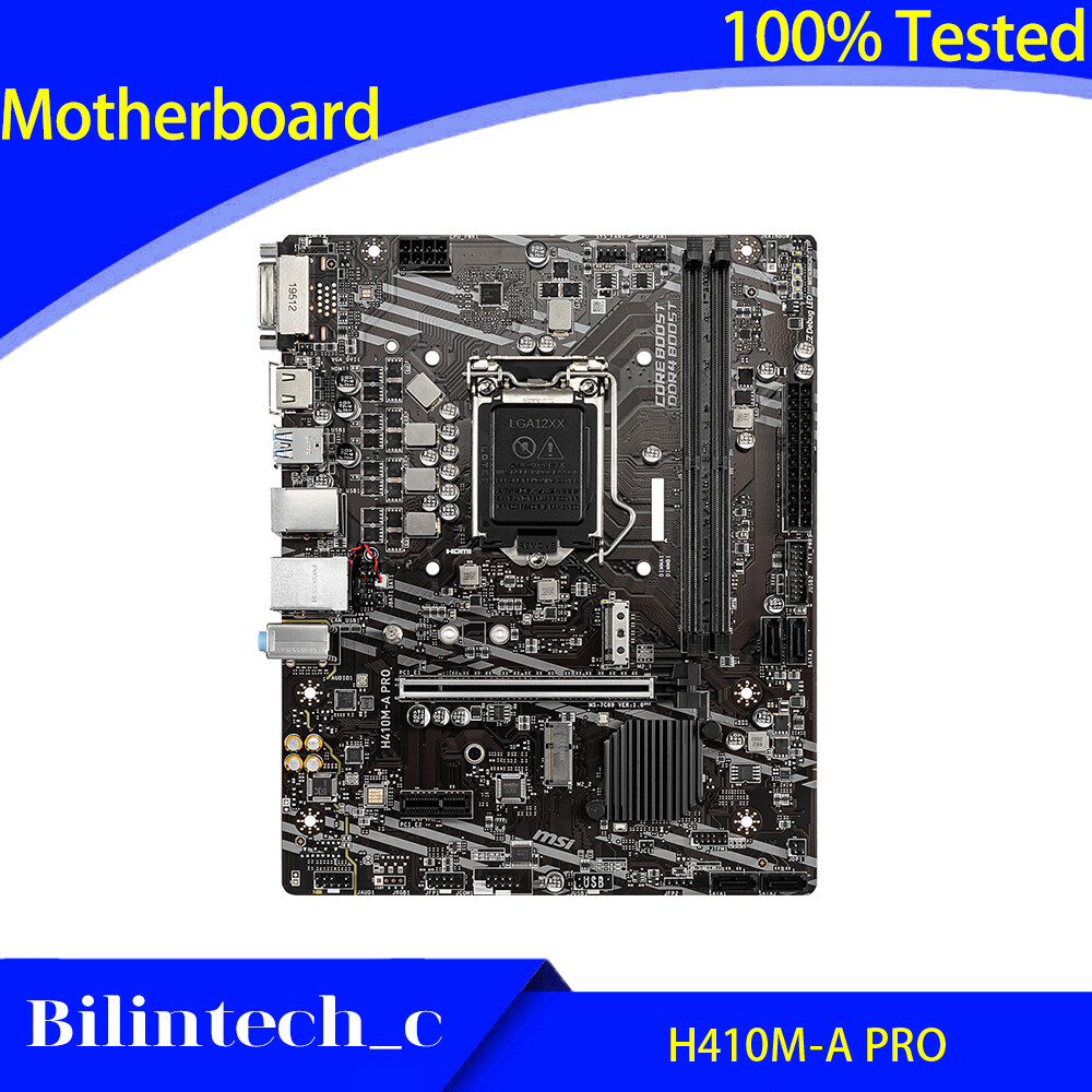 FOR MSI H410M-A PRO Motherboard Support 10400/10400F/10500 DDR4 32G LGA1151