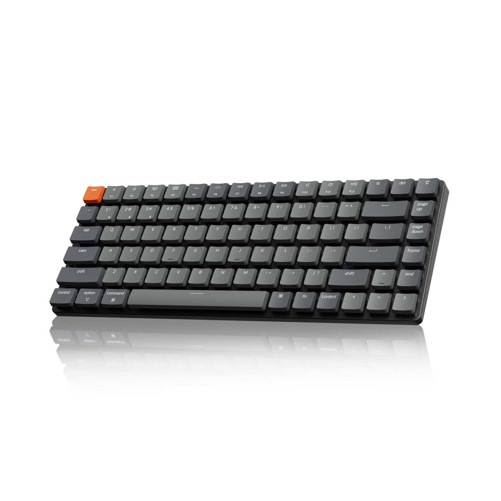 K3 Version 2, 84 Keys Ultra-Slim Wireless Bluetooth/USB Wired Mechanical Keyb...