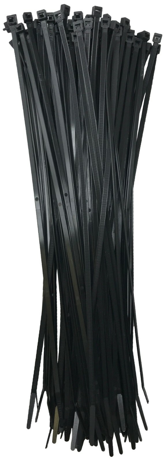 (100) Black Releasable 14" Inch Nylon Cable Wire Wrap Zip Ties 50 LBS - USA MADE