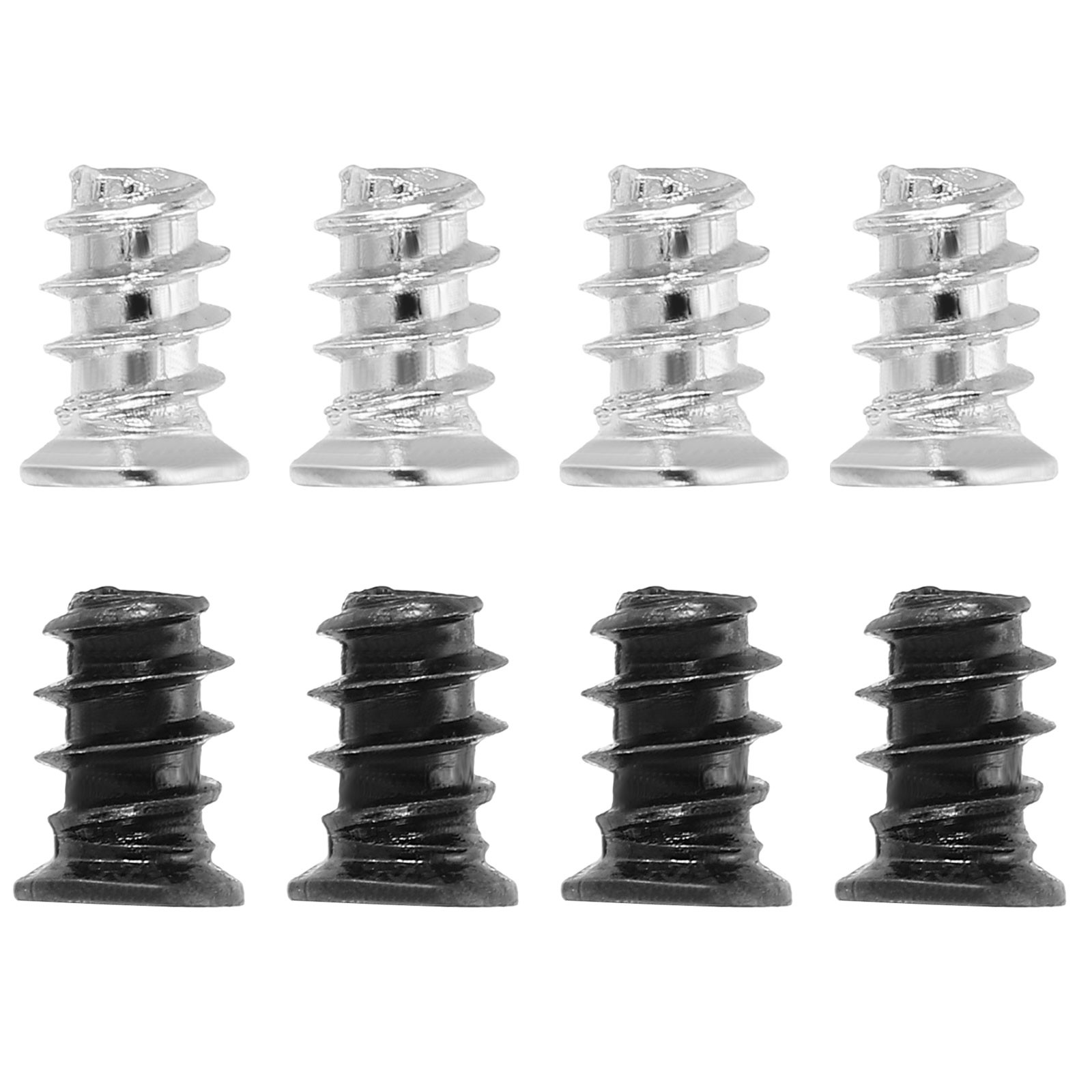 100Pcs M5 x 8mm Phillips Head Computer Case Fan Screws Kit, Silver/Black
