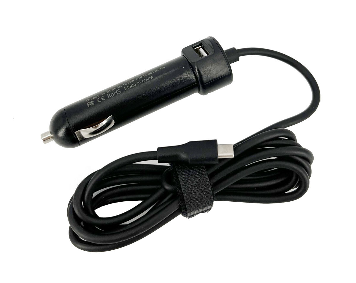 65W USB Type-C Car Charger Adapter For Dell Latitude 7340 7330 7440 Power Supply