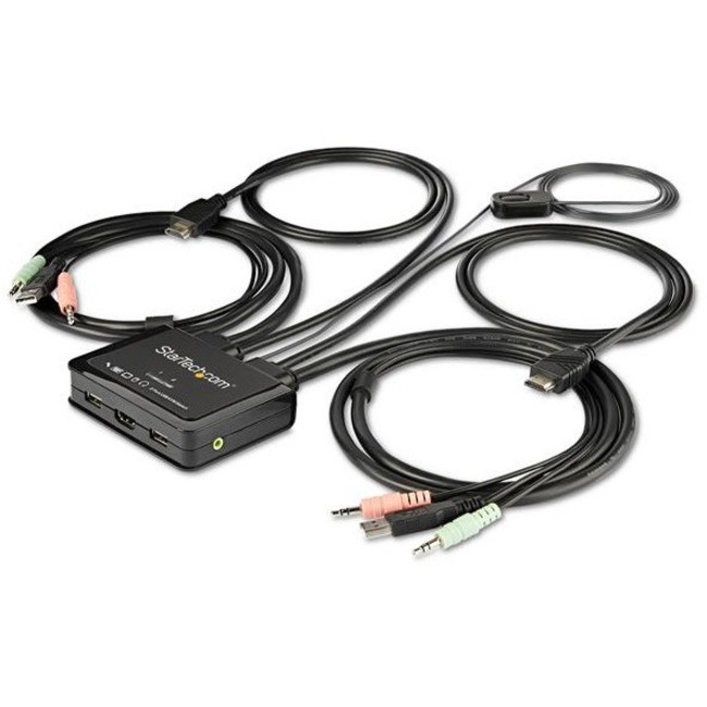 StarTech 2 Port 4K 60Hz HDMI KVM Switch SV211HDUA4K
