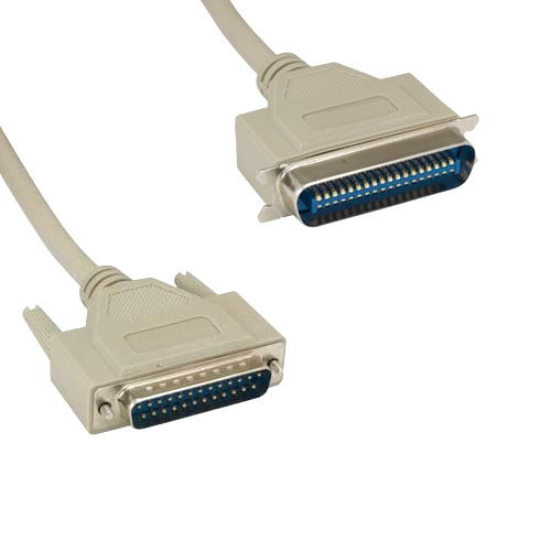 3-15ft DB25 to CN36 Parallel Cable M/M 28AWG for PC Dot-Matrix Laser Printer IBM