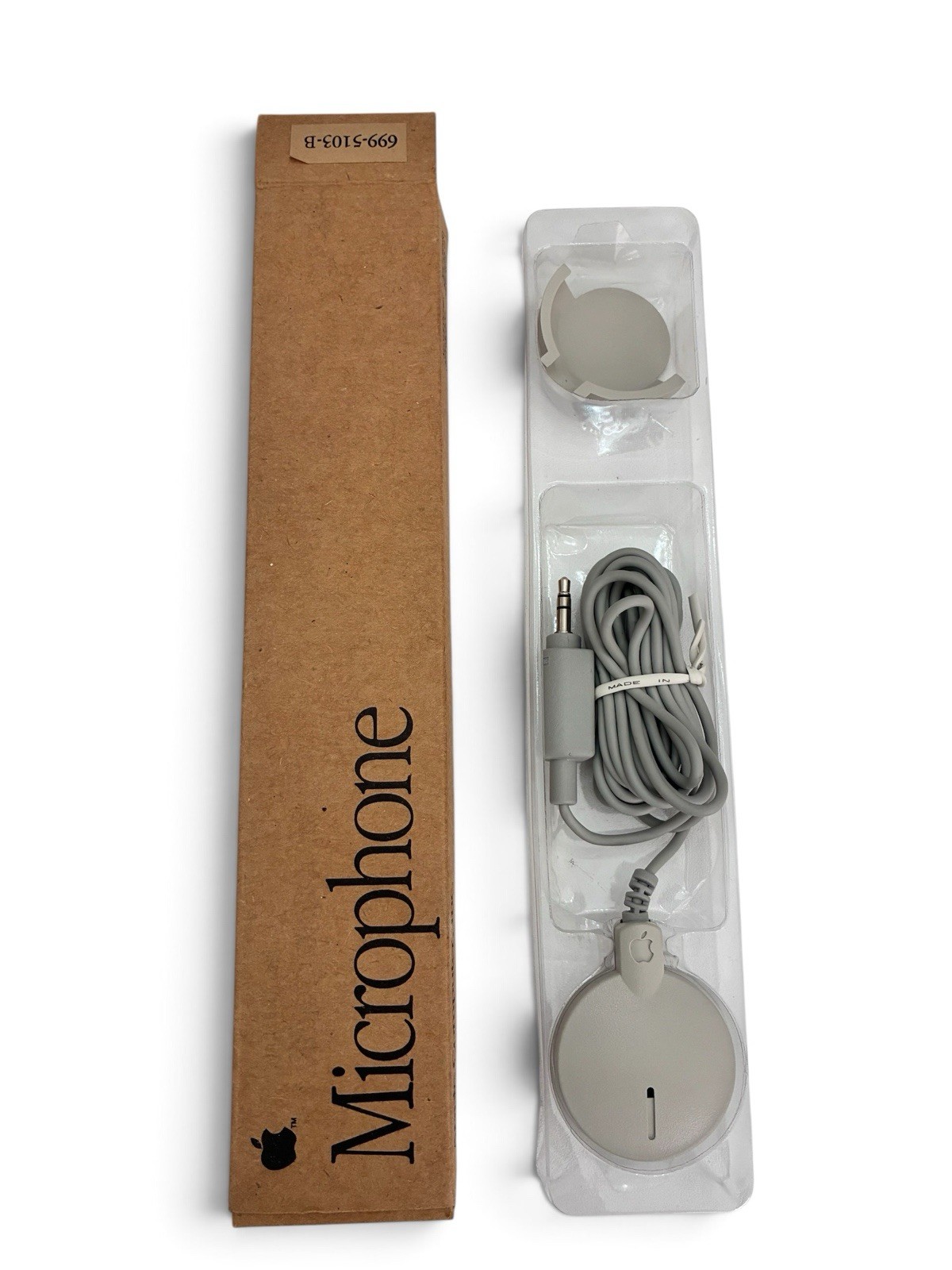 Vtg 1991 Genuine NIB Apple Computer Microphone 699-5103-B Original Packaging