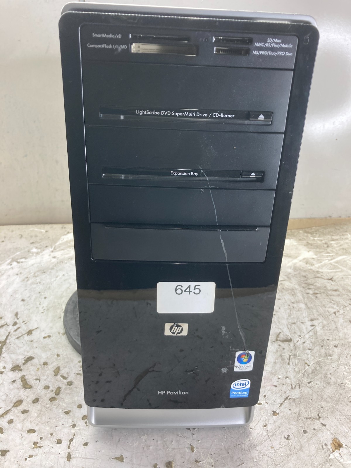 HP Pavilion a6620f Intel Pentium Dual-Core E5200 2.50GHz 4GB NO HDD
