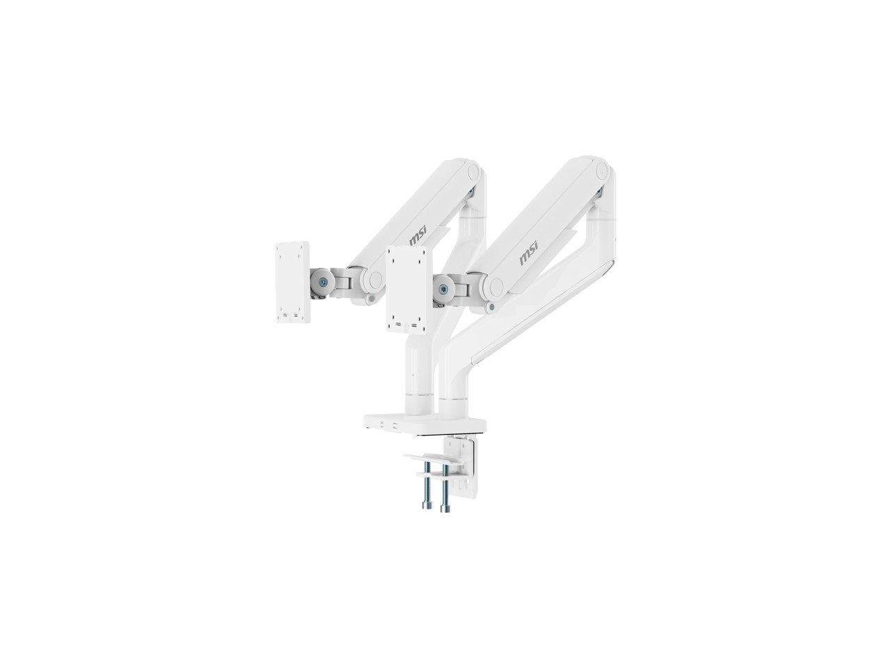 MSI MAG MT201DW - Premium Heavy Duty Dual Monitor Stand Arms, 17-45" Support,