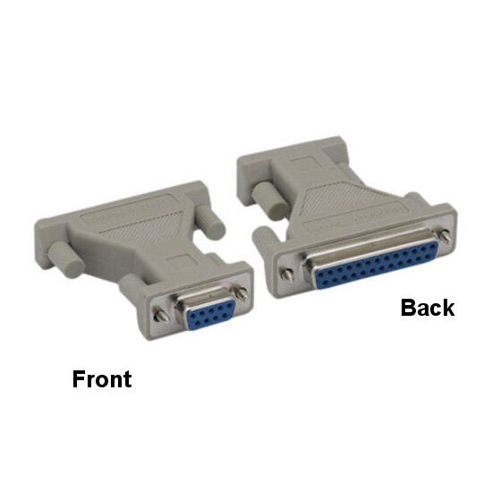 Kentek DB9 to DB25 Serial LoopBack Tester Female/Female Diagnose Data Signal