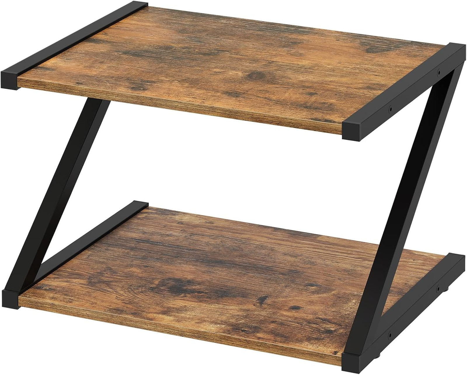 Desktop Printer Stand, 2-Tier Printer Table with Storage Shelf, Under Desk
