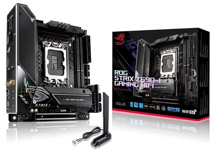 ASUS ROG Strix Z690-I Gaming mini-ITX Motherboard - WiFi 6E, PCIe 5.0