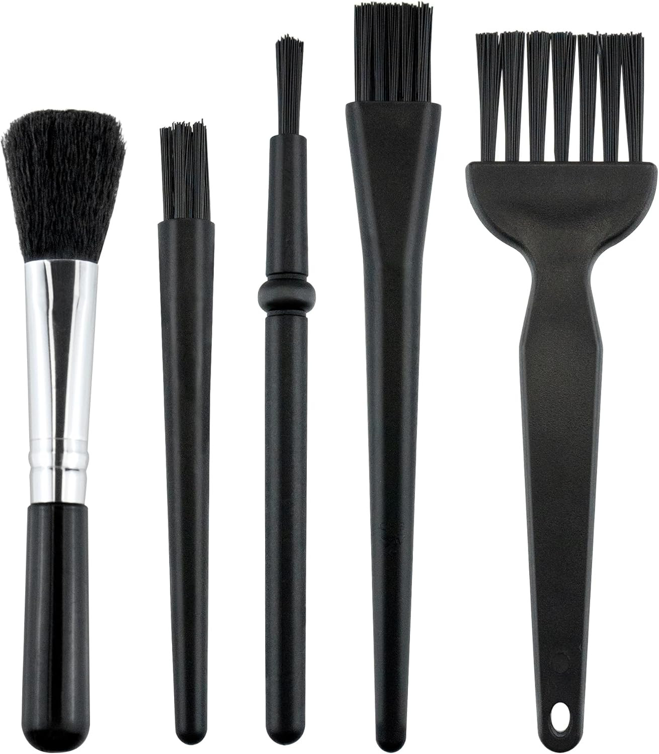5 PCS Mini Keyboard Cleaning Brushes Kit, PP Handle Nylon anti Static Electronic