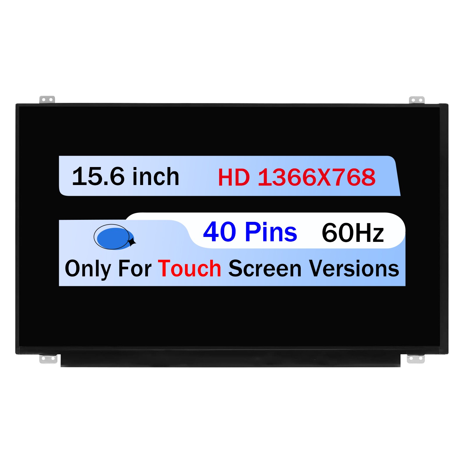 B156XTK01.0 For HP 15-AC157CL 15-AC113CL LCD Touch Screen Replacement HD 40 Pin