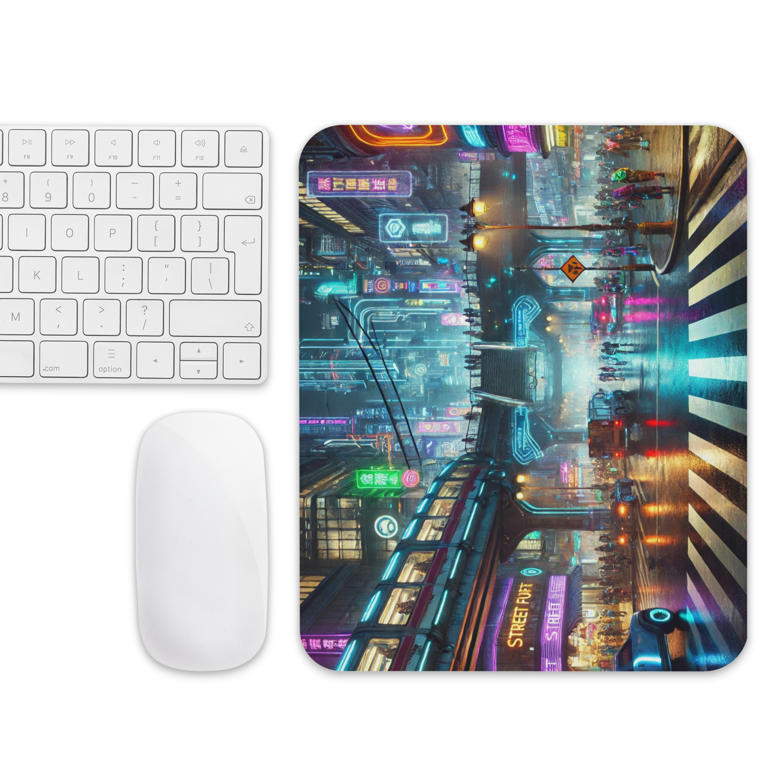 3D CyberPunk Mouse Pad - Enchanting Designs with High-Quality Artwork
