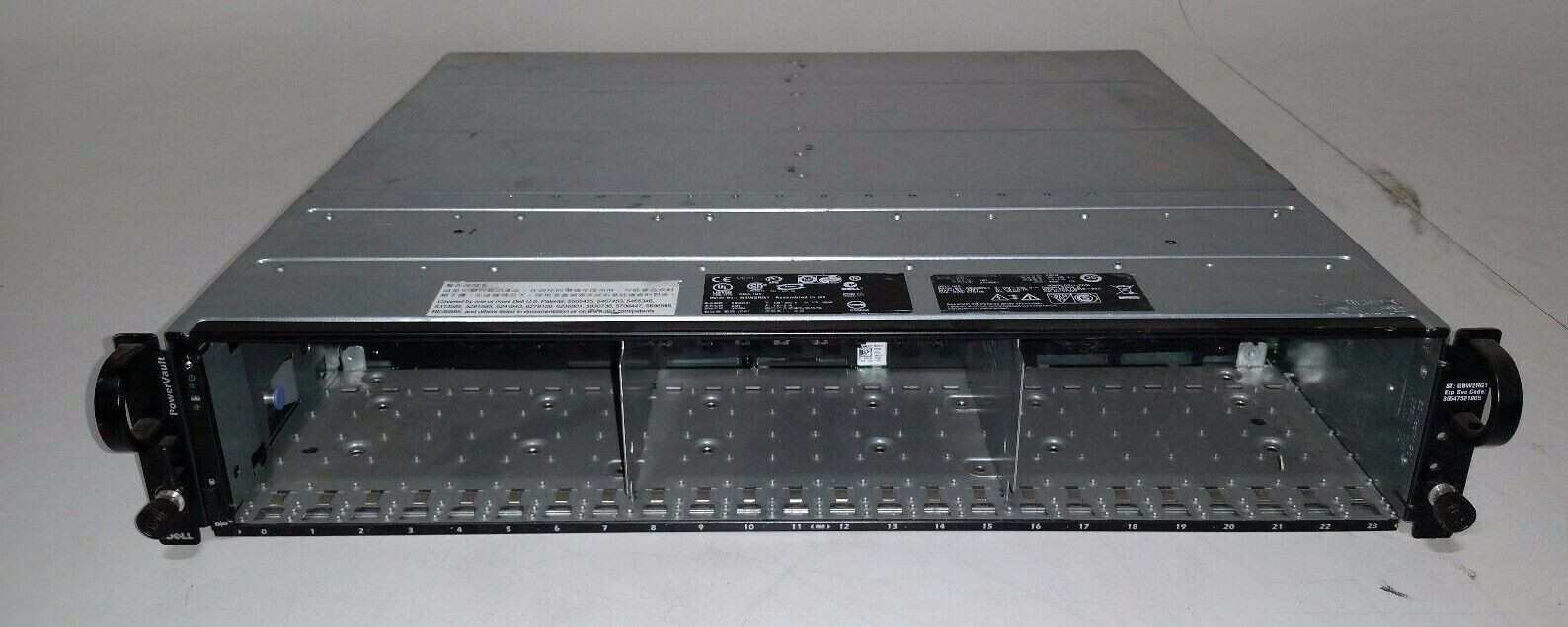 Dell PowerVault MD1120 2x 3DJRJ Controllers 2x NFCG1 PSU No HDD 24-Bay 2.5" SFF