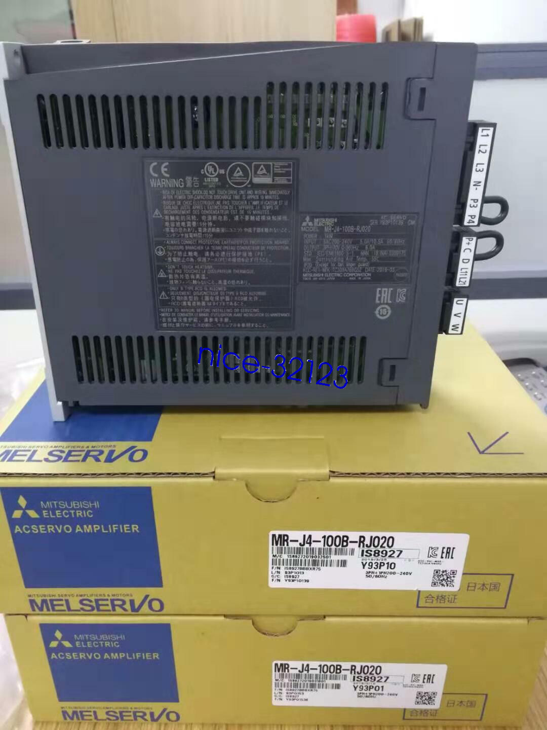 1PC Mitsubishi MR-J4-100B-RJ020 Servo Drive MRJ4100BRJ020 New Expedited Shipping