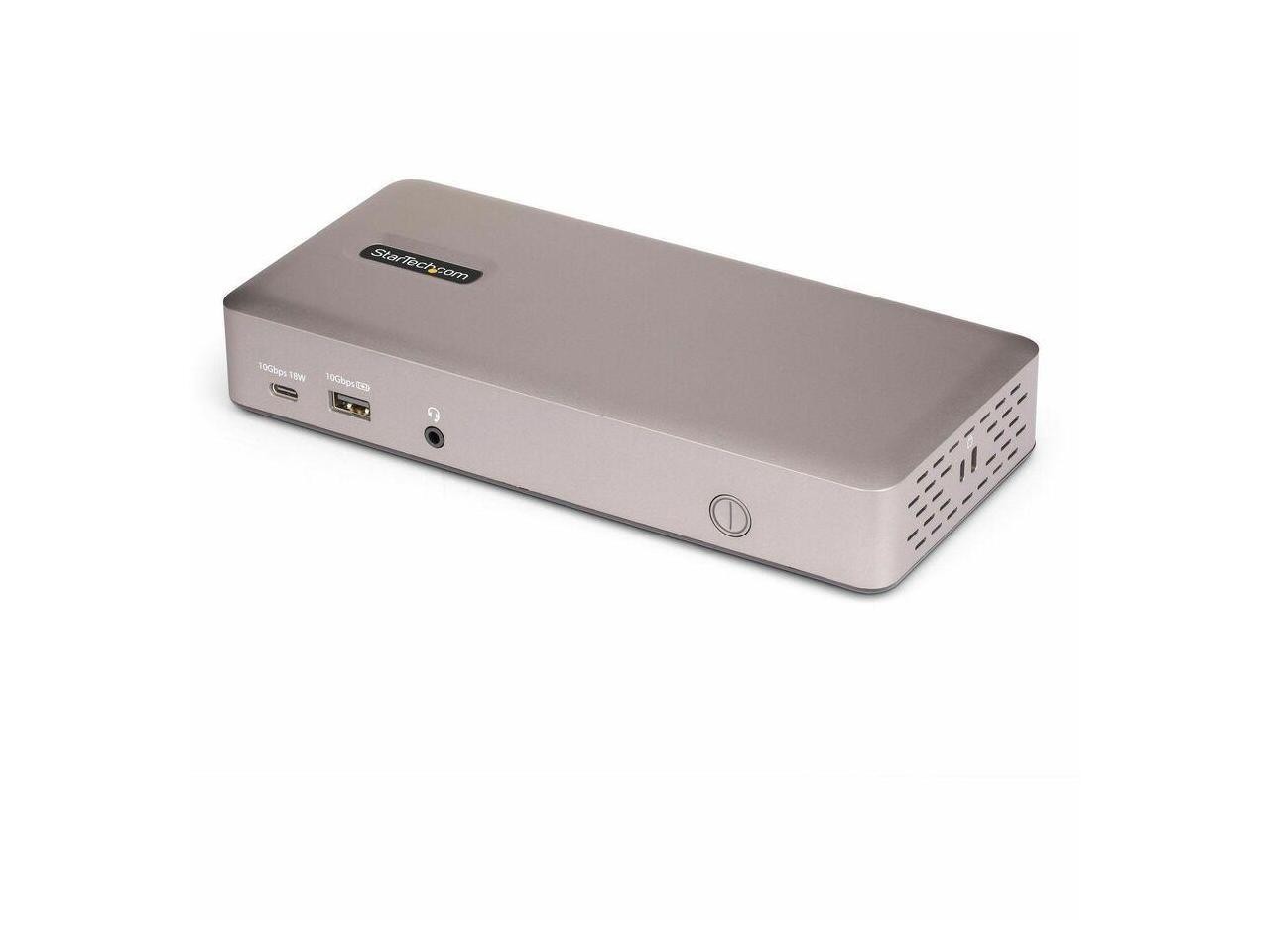StarTech Triple-Monitor USB4 Docking Station 4K 60Hz HDMI or DisplayPort 6x USB