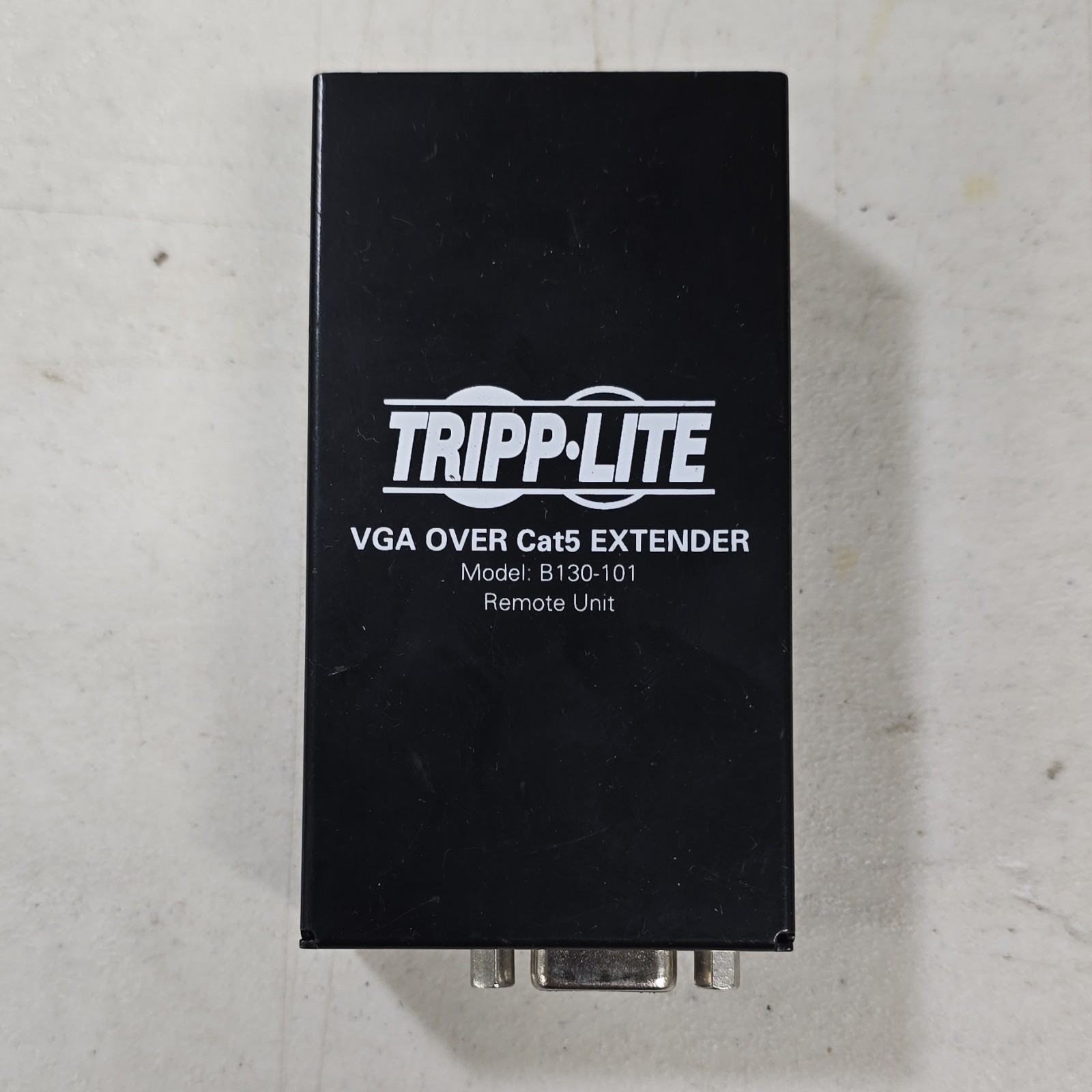 Tripp Lite VGA to RJ45 Extender AV Adapter 1:1 B130-101 Black