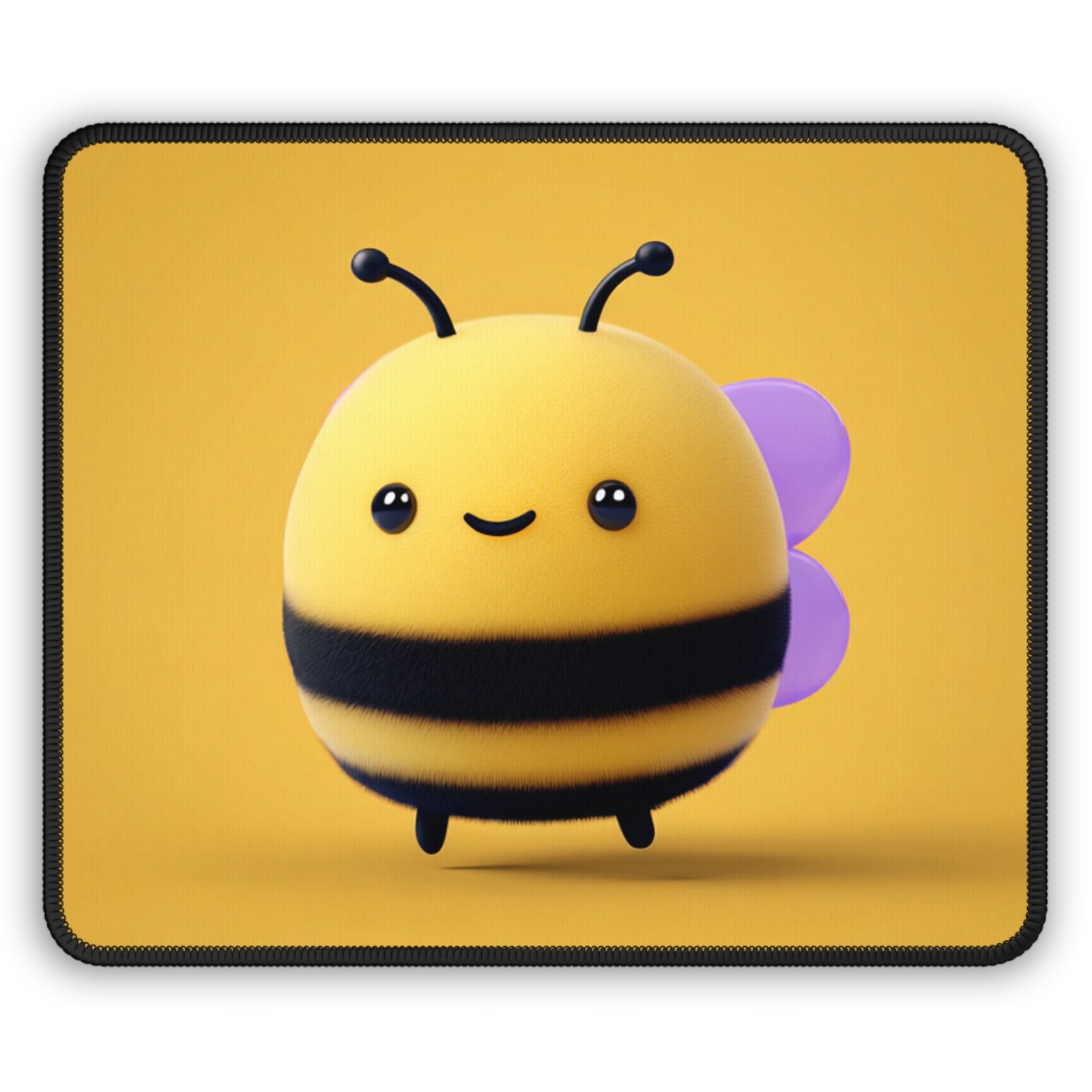 Cute 3D Bee Gaming Mouse Pad | Yellow Cartoon Bumblebee