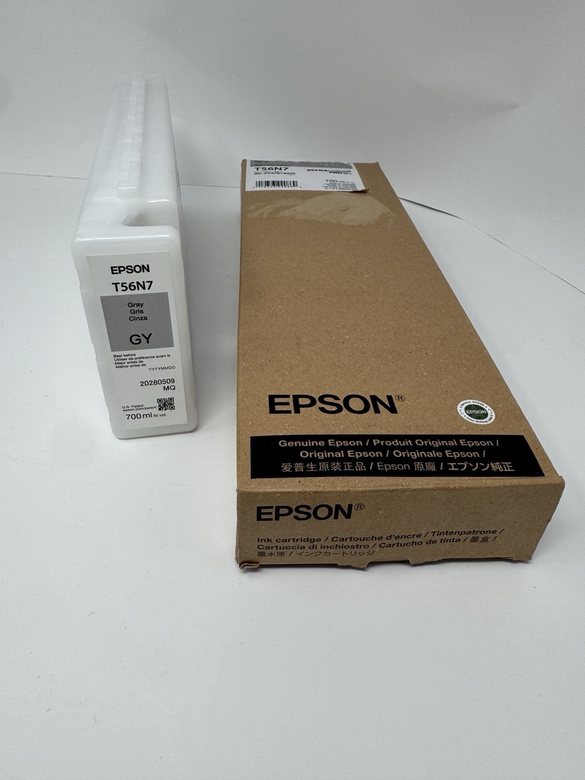 Epson T56N720 Gray Ink Cartridge UltraChrome PRO10 56N EXP 5/28