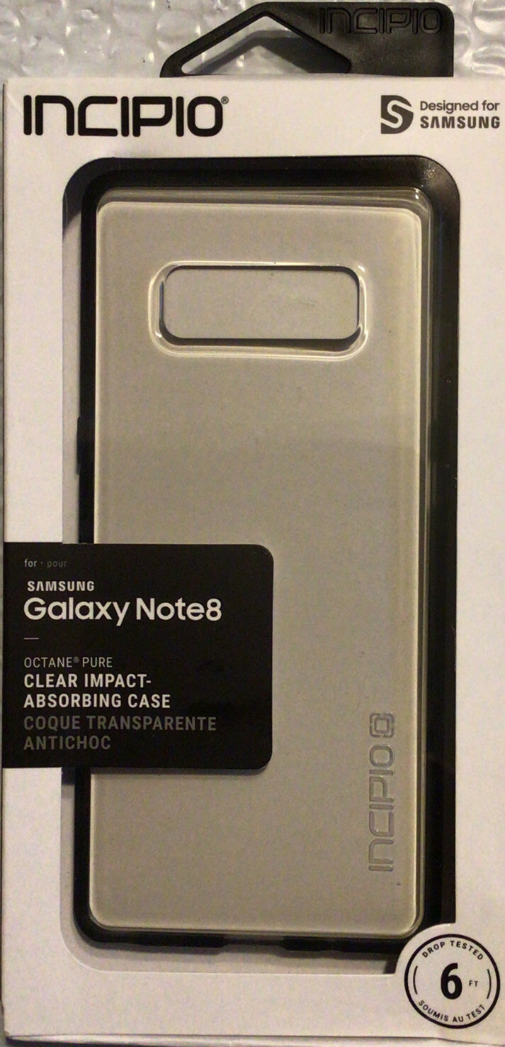 Samsung Galaxy Note 8 Incipio Octane Pure Case | Clear | SA-897-SMK