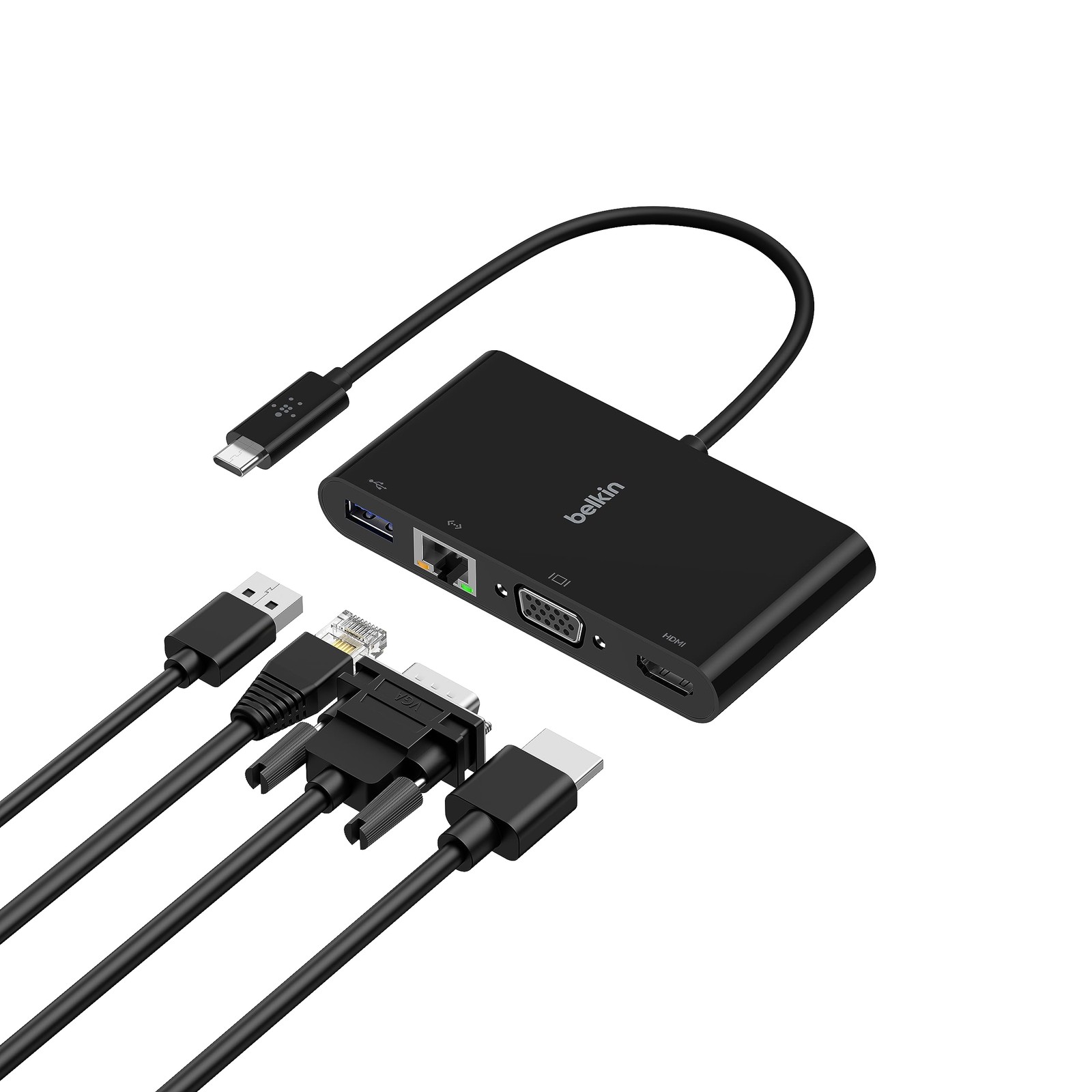 Belkin USB-C 4-Port Multiport Adapter Hub