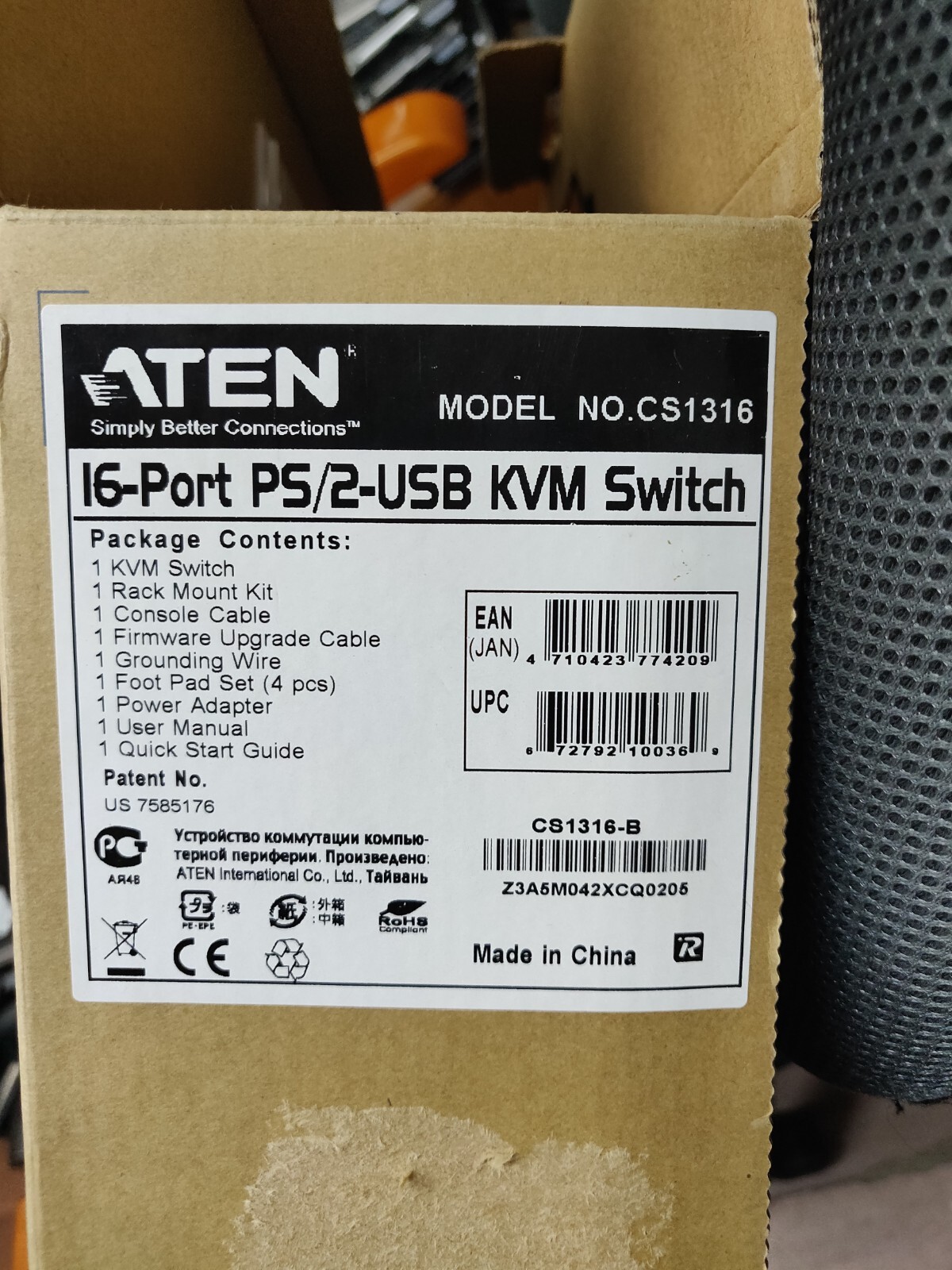 ATEN CS1316 MasterView Max 16-Port PS/2-USB KVM  - NEW Opened Box