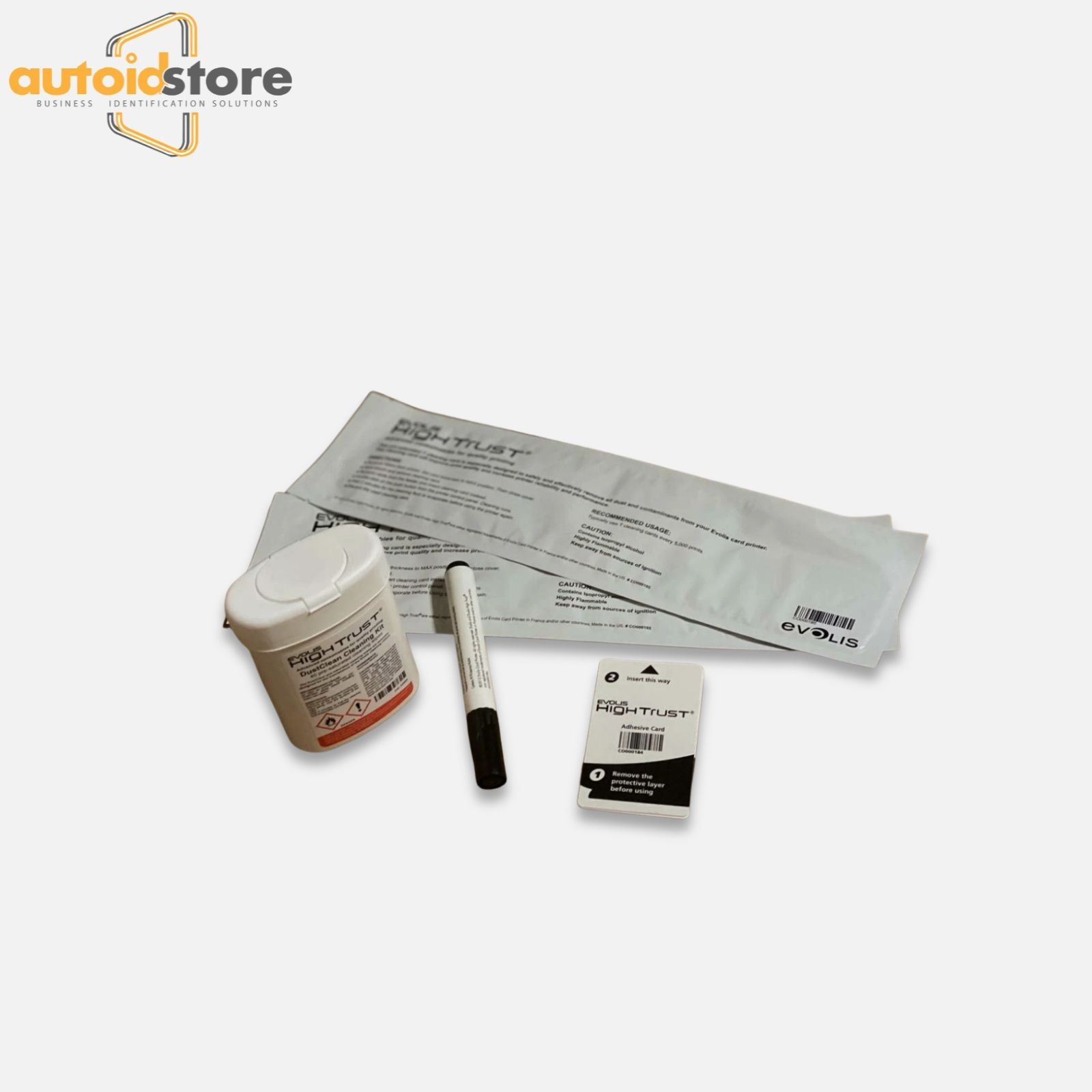 Evolis ACL002 Advanced Cleaning Kit for Zenius / Elypso / Primacy NEW OEM