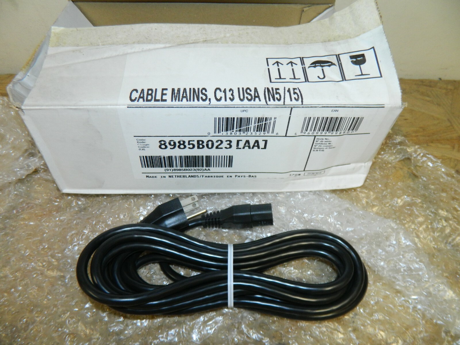 New Genuine OEM Oce 8985B023AA Main Power Cable C13 N5 N15 Plotwave 750 TC4