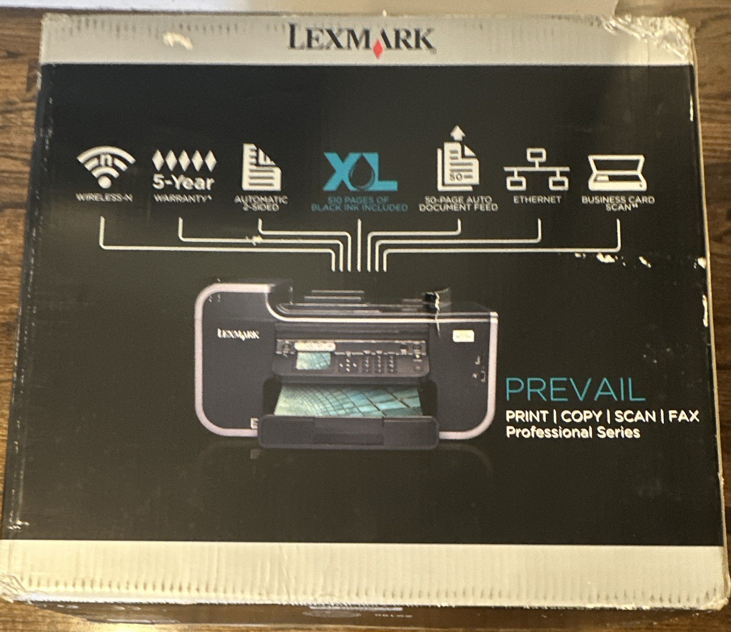 Lexmark Prevail Pro705 Wireless All-in-One Inkjet Printer NEW Factory Sealed