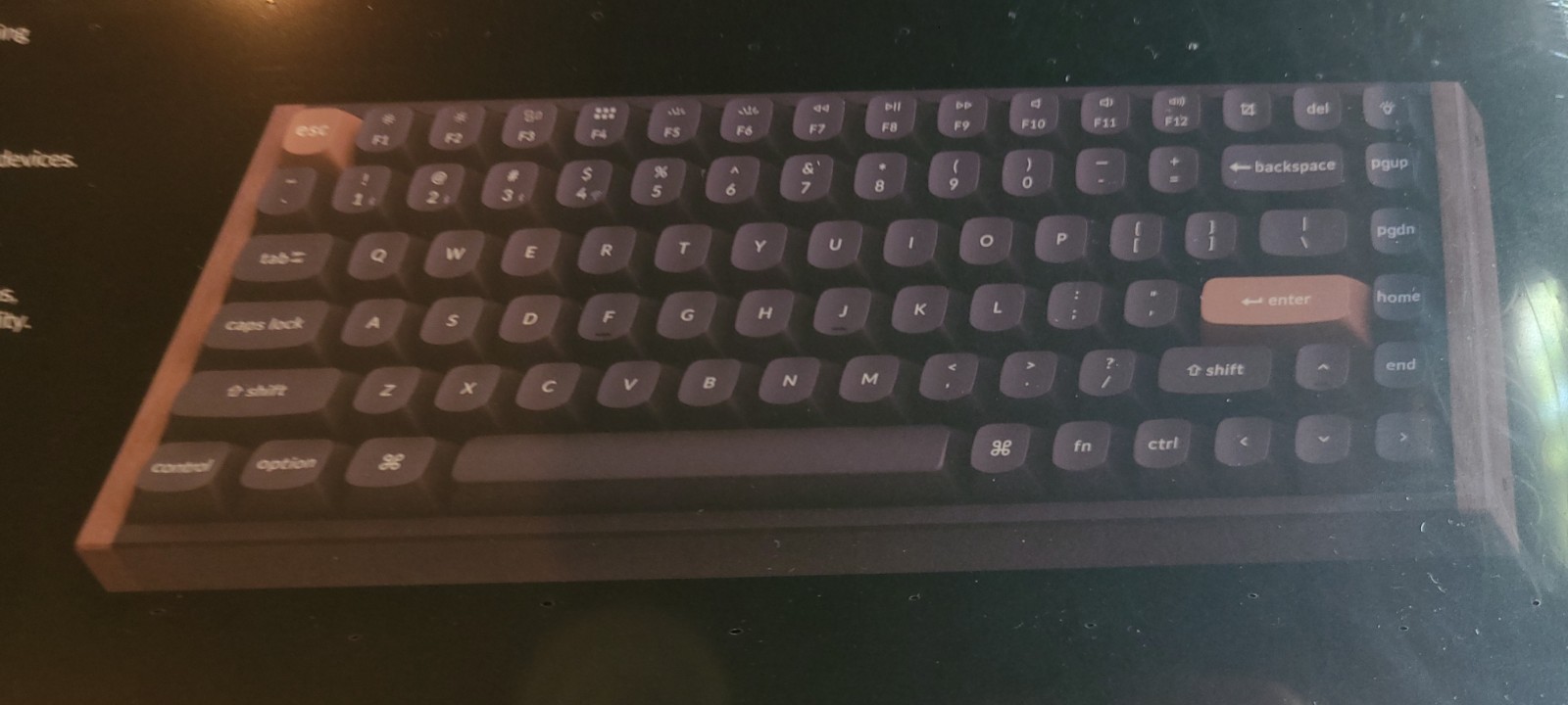 Keychron K2 HE 75% Wireless Hall Effect Keyboard Tactile Silent Lime NEW Sealed