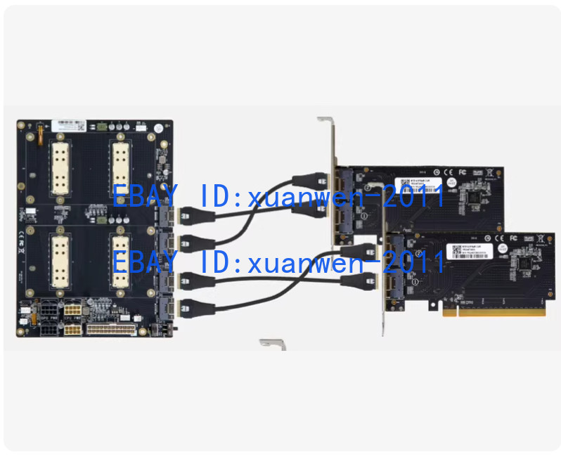 External NVIDIA V100 SXM2 300G NVlink interconnect Dual Card 2*SXM2 Adapter US