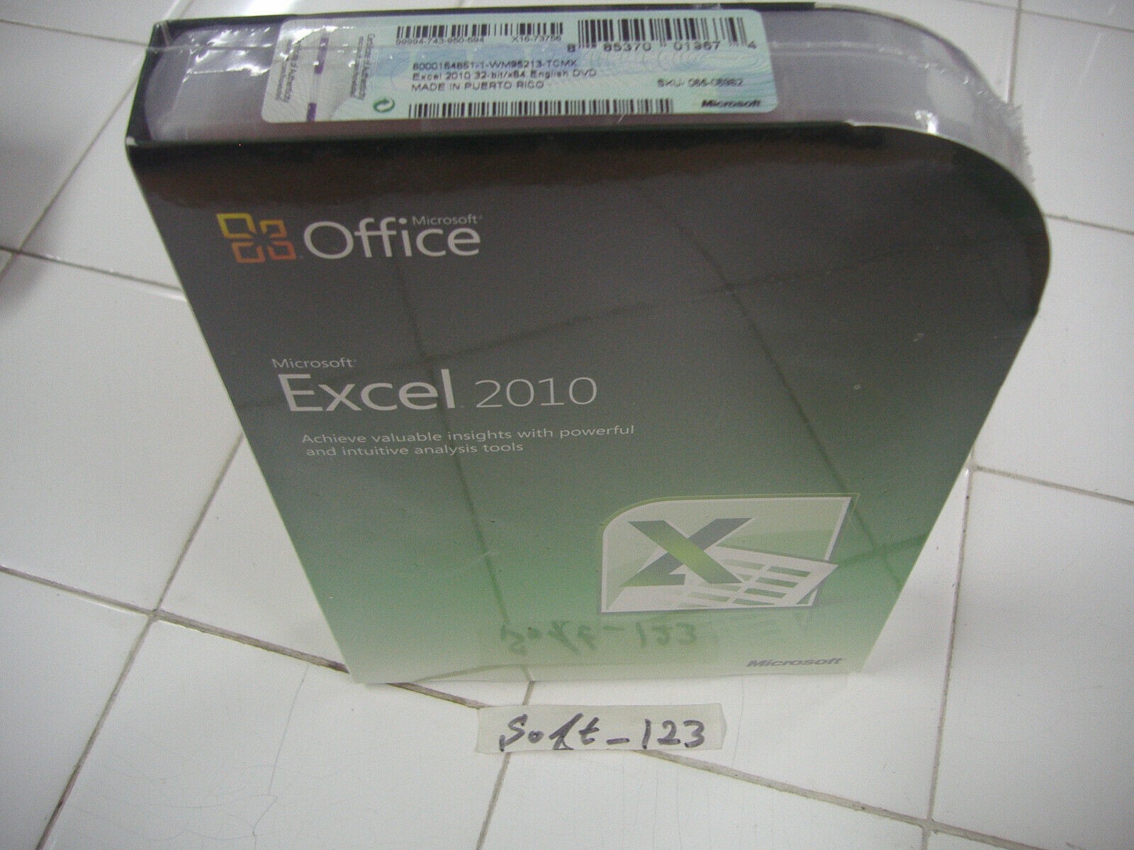 Microsoft Office Excel 2010 Licensed for 2 PCs Full Retail Version =SEALED BOX=