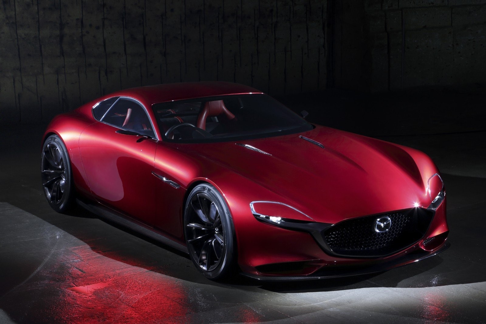 Cars mazda rx vision concept Desk Mat Stitched
