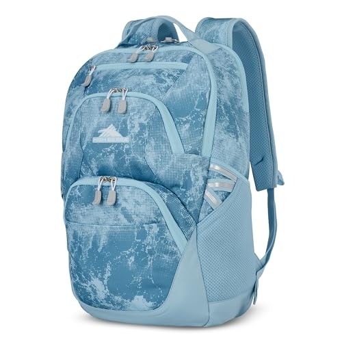 Versatile Swoop SG Backpack – 30L, Fits 17-Inch Laptops, Blue Waves Design