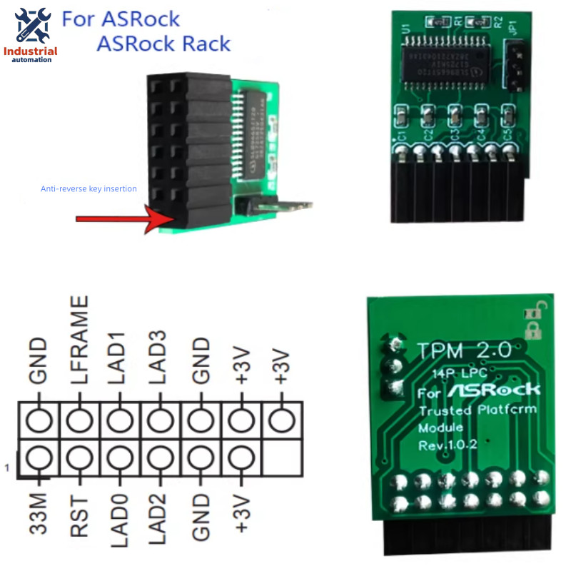 1PCS BRAND NEW TPM2.0 Security Module for ASRock14 Pin LPC Fast Delivery