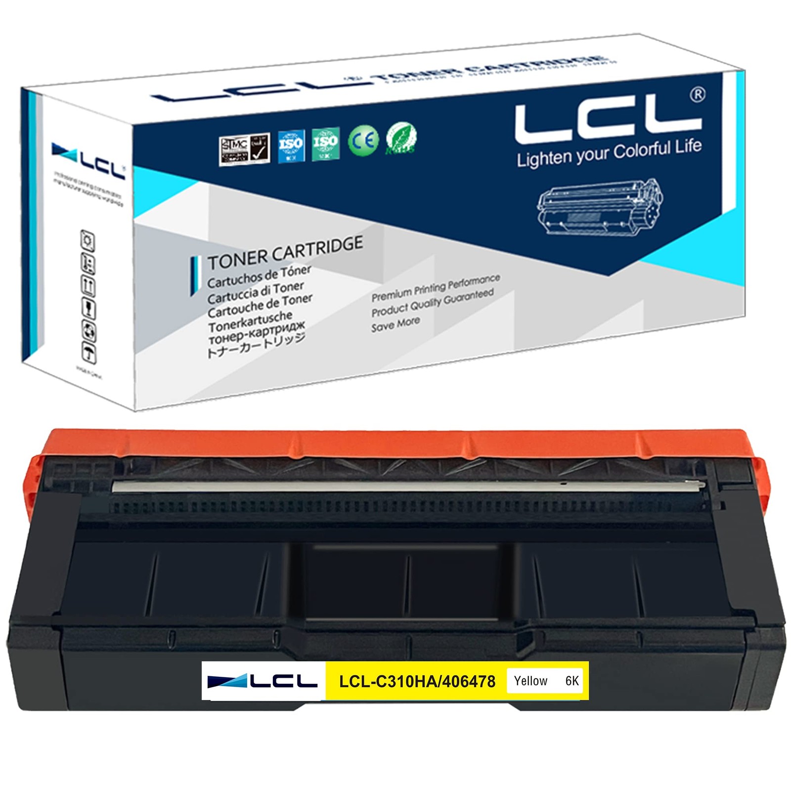 Compatible Toner Cartridge Replacement for SP C310HA C311N C312DN C312DN C231...