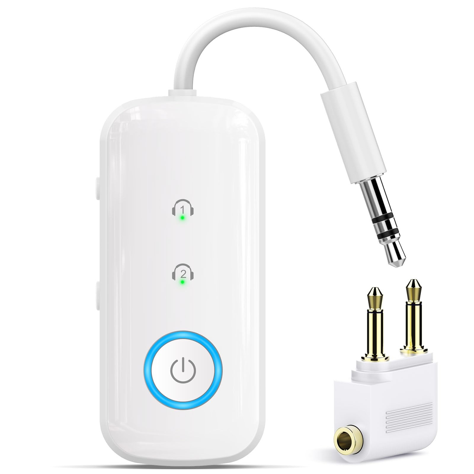 Premium Bluetooth 5.4 Transmitter Receiver,Airplane Audio Adapter,Wireless Tr...