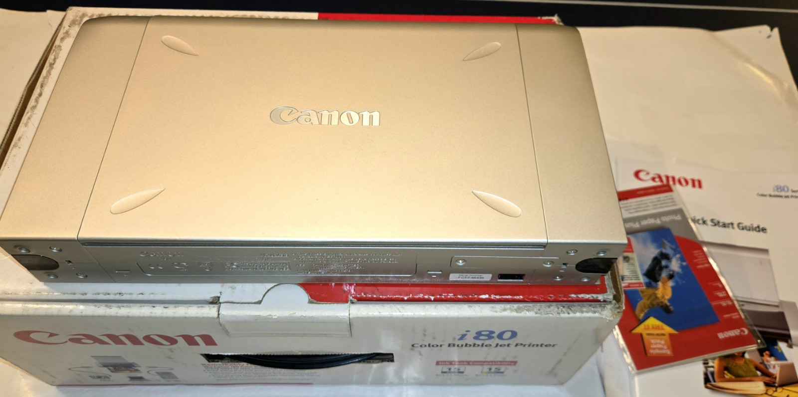 Canon i80 K10233 Silver  USB Color Bubble Jet Printer