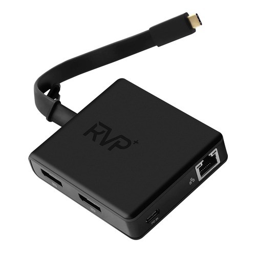 Docking Station RVP RVP-601 6-in-1 USB-C Docking Station with 100 Watts Laptop