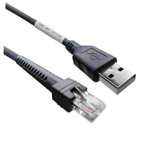 LORDTRONICS USB Cable for Motorola Symbol/Zebra Scanner LS2208 DS6878 LI4278