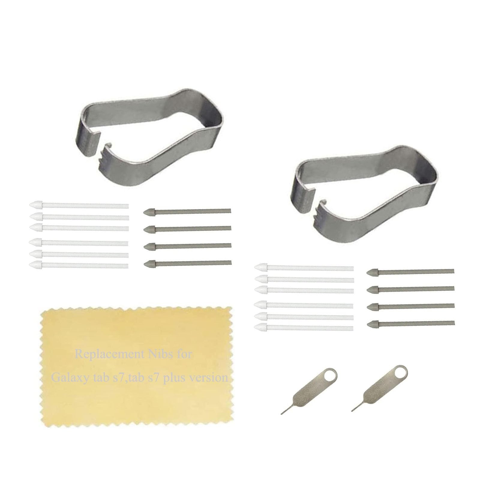 (20pcs Pack) Tab s7 fe s Pen Nibs Replacement Stylus Tips for White/Gray 