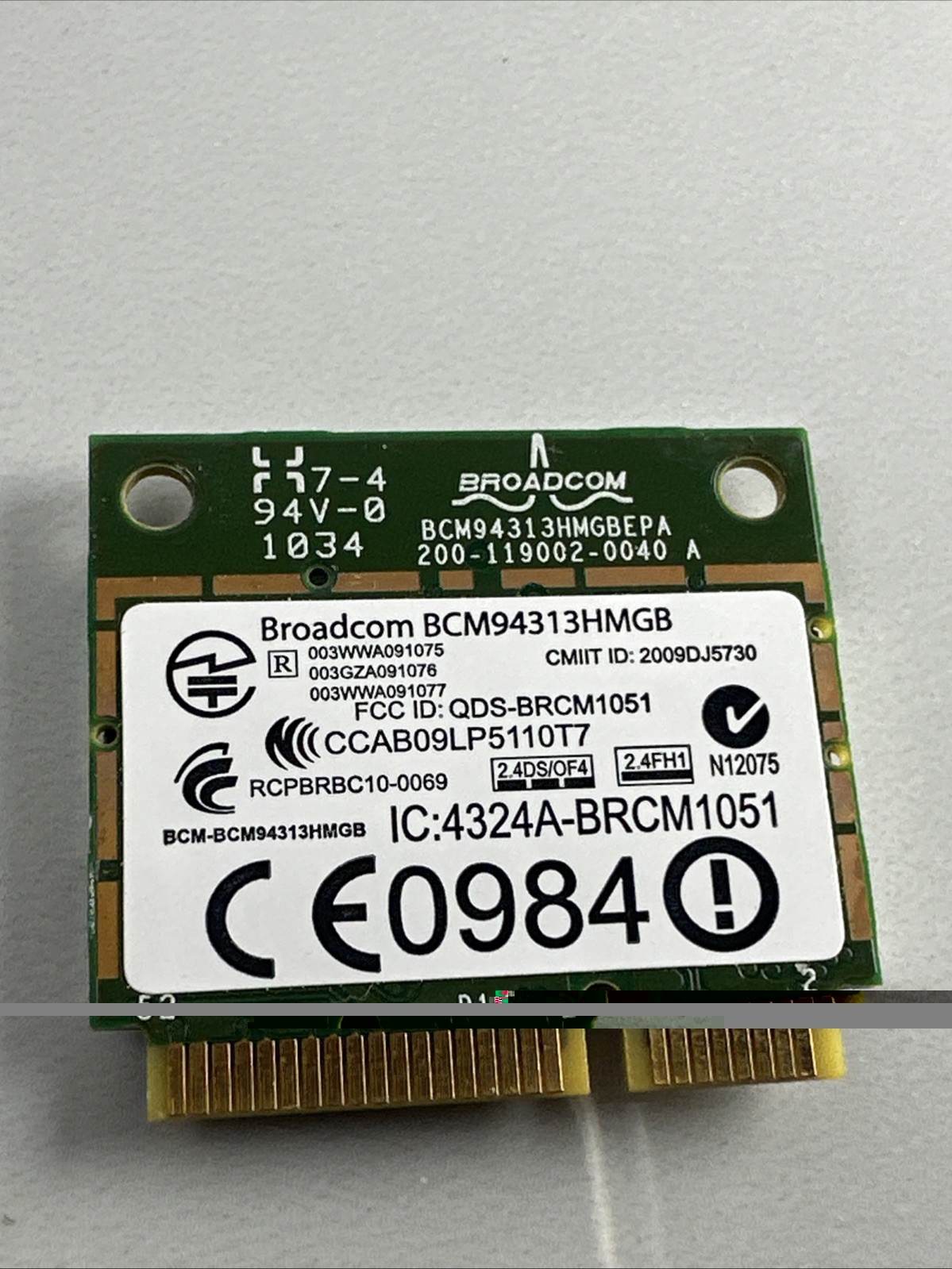 OEM Broadcom Wireless PCI-e WiFi Card BT WLAN BCM94313HMGB 600370-001 598711-001