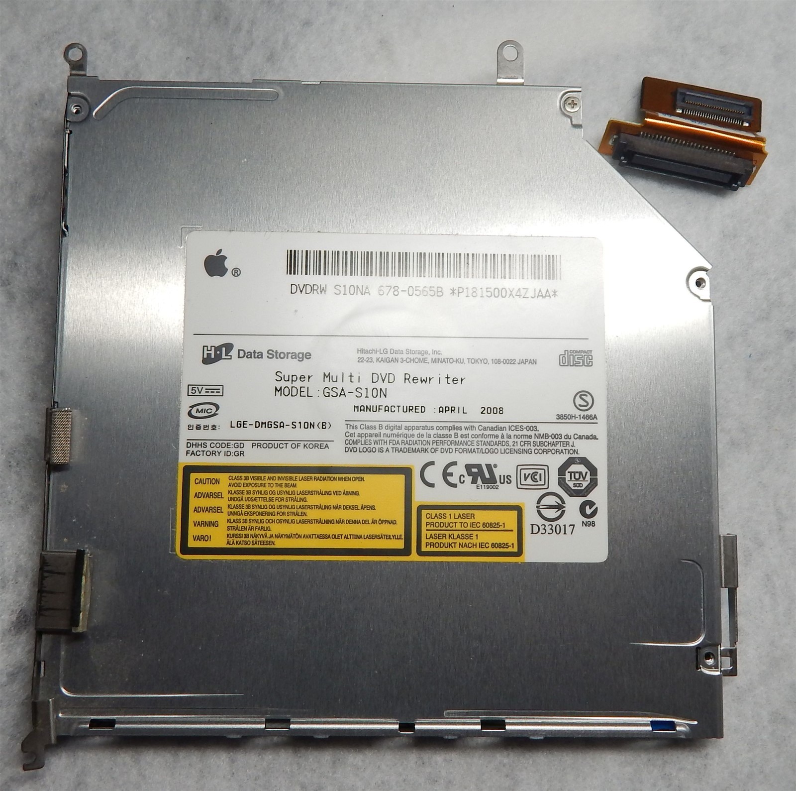 DVDRW GSA-S10N Super Multi DVD ReWriter ~ H-L Data Storage ~ Used